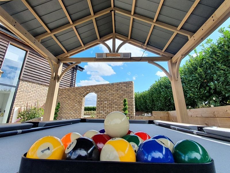 Cedar Gazebo 4.2m x 3.6m | FSC® Certified | Ex-Display Goodwood Revival-Garden Furniture Centre-HighRange,Free Standing,Cedar Wood Gazebo,Gazebos,Wooden Gazebos Gazebos,FSC®,Wooden Gazebos,Sale,Trade Show ExDis,Ex-Display-{collection_title}