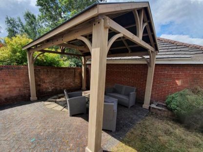 Cedar Gazebo 4.2m x 3.6m | FSC® Certified