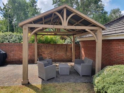 Cedar Gazebo 4.2m x 3.6m | FSC® Certified