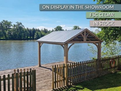 Cedar Gazebo 4.2m x 3.6m | FSC® Certified