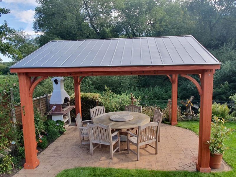 Cedar Gazebo 4.2m x 3.6m | FSC® Certified