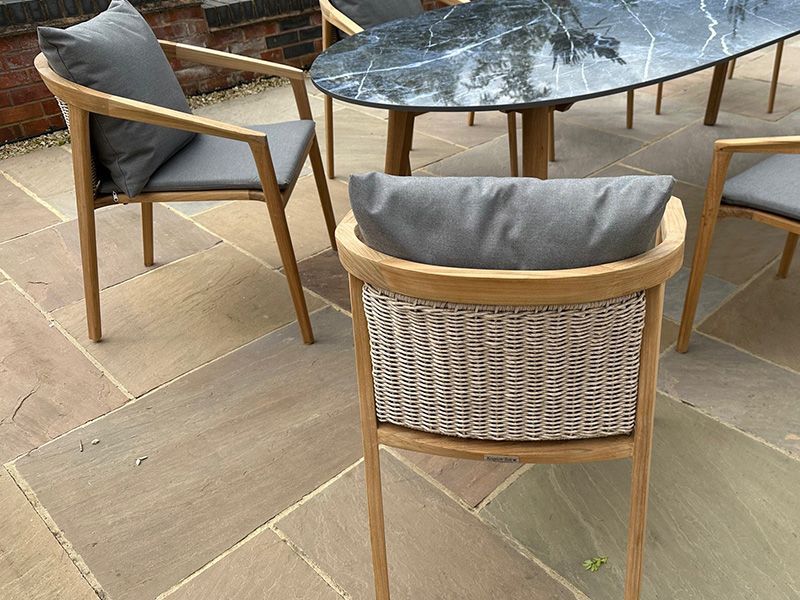 Martinique Teak Stacking Chair-Garden Furniture Centre-Indoor Dining,MidInstock,instock,MidRange,Teak,Dining Chair,Chair,Tables,Outdoor Furniture,Teak Garden Furniture,Outdoor Dining-{collection_title}