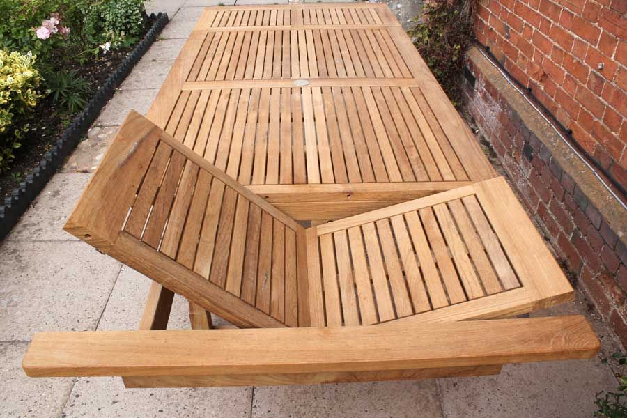 Winchester 6 Chair Extending Set-Garden Furniture Centre-HighRange,Tables,Dining Set,Teak,Sale,Outdoor Dining-{collection_title}