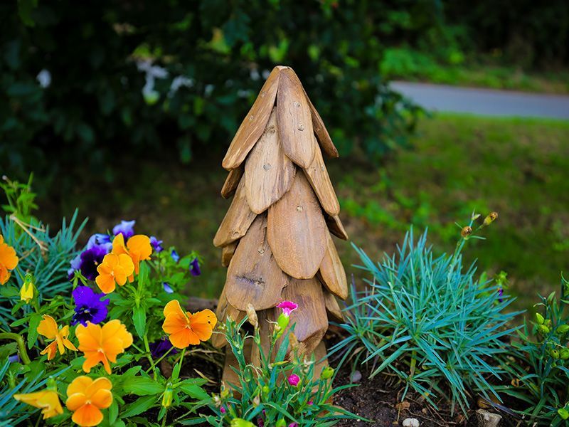 Teak Christmas Tree-Garden Furniture Centre-Root,LowRange,Under 100,Ornaments,Accessories,Wooden Garden Ornaments,Teak,Ornaments Accessories,Teak Accessories,Christmas,48Hour Dispatch-{collection_title}