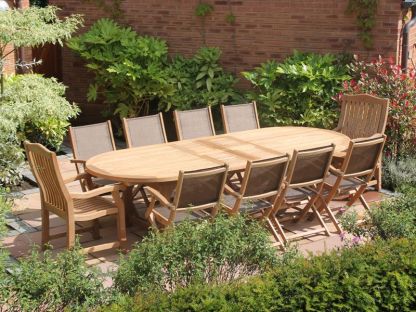 Chunky 3m Oval Table & TNT Chair Set | FSC® Certified