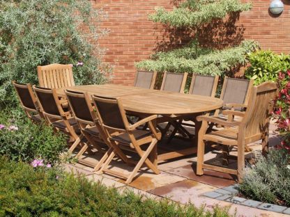Chunky 3m Oval Table & TNT Chair Set | FSC® Certified