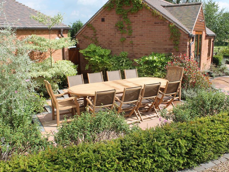 Chunky Rectangular 3m Table & 10 Chair Set | FSC® Certified-Garden Furniture Centre-HighRange,Tables,Dining Set,Teak,FSC®,Outdoor Dining-{collection_title}