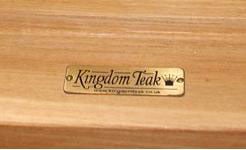 Chunky Teak Dining table from Kingdom Teak