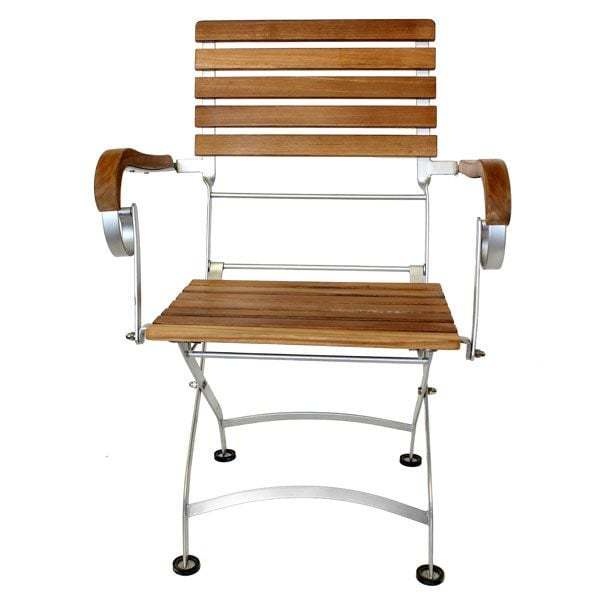 Clarence Folding Armchair | FSC® Certified-Garden Furniture Centre-LowRange,Outdoor Dining,Dining Chair,Outdoor Furniture,Teak Garden Furniture,FSC®,Balcony & Duo Sets,Teak,Teak Chairs-{collection_title}