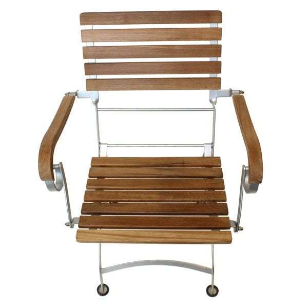 Clarence Folding Armchair | FSC® Certified-Garden Furniture Centre-LowRange,Outdoor Dining,Dining Chair,Outdoor Furniture,Teak Garden Furniture,FSC®,Balcony & Duo Sets,Teak,Teak Chairs-{collection_title}