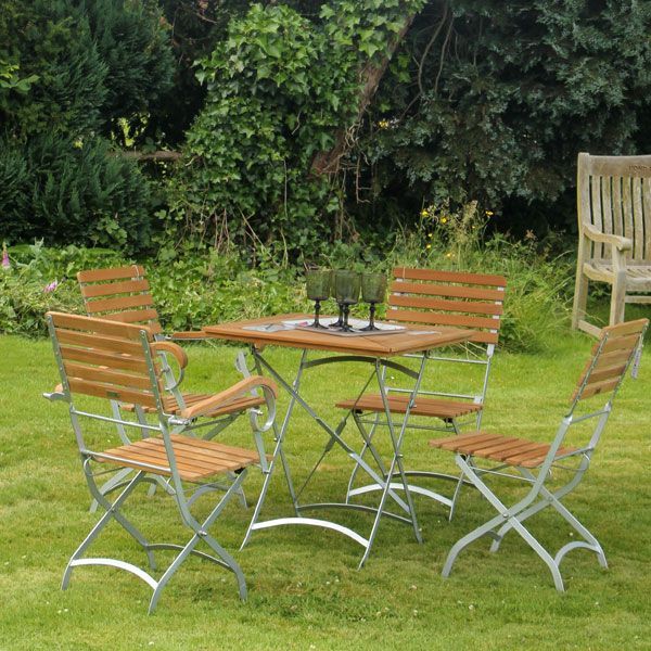 Clarence Folding Square Table | FSC® Certified-Garden Furniture Centre-LowRange,Dining Table,Outdoor Dining,Outdoor Furniture,Teak Garden Furniture,FSC®,Balcony & Duo Sets,Teak,Tables,Teak Tables-{collection_title}