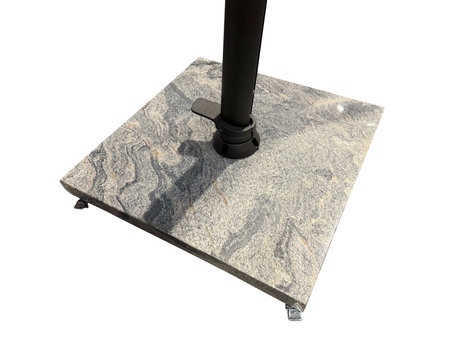Cloud Grey Granite Base with Wheels | Cantilever Parasols