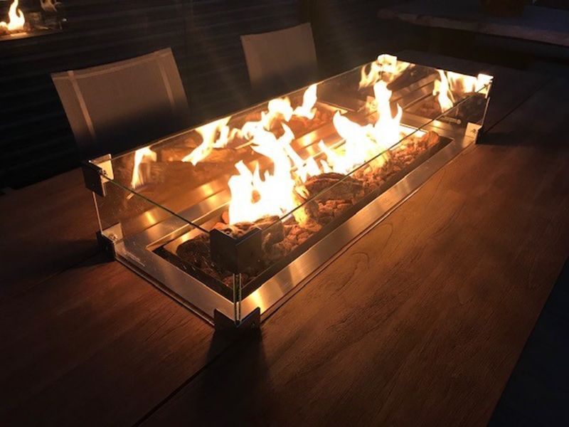 Cocoon Built-In Fire Pit Burner Insert-Garden Furniture Centre-MidInstock,instock,MidRange,Accessories,Fire Pits & BBQ's,Fire Pits,Sale-{collection_title}