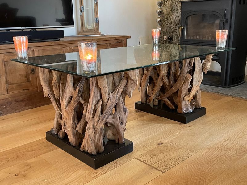 Reclaimed Teak Root ACE Table -Garden Furniture Centre-Root,MidInstock,instock,MidRange,Indoor Dining,Coffee Table,Outdoor Furniture,Conservatory,Reclaimed Furniture,Indoor Accessories,Indoor Dining Conservatory-{collection_title}