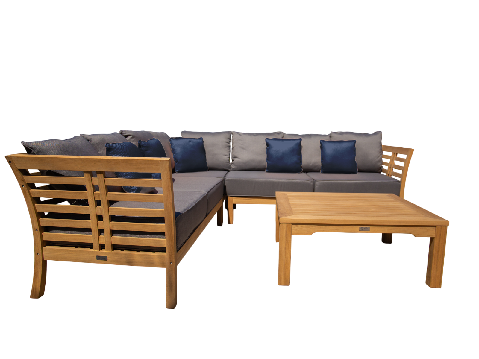 Paris Teak Corner Unit | FSC® Certified-Garden Furniture Centre-HighRange,img,Corner Lounge Units,Outdoor Furniture,Teak Garden Furniture,FSC®,Teak,Teak Sets,Teak Sofas,Showroom on Display-{collection_title}