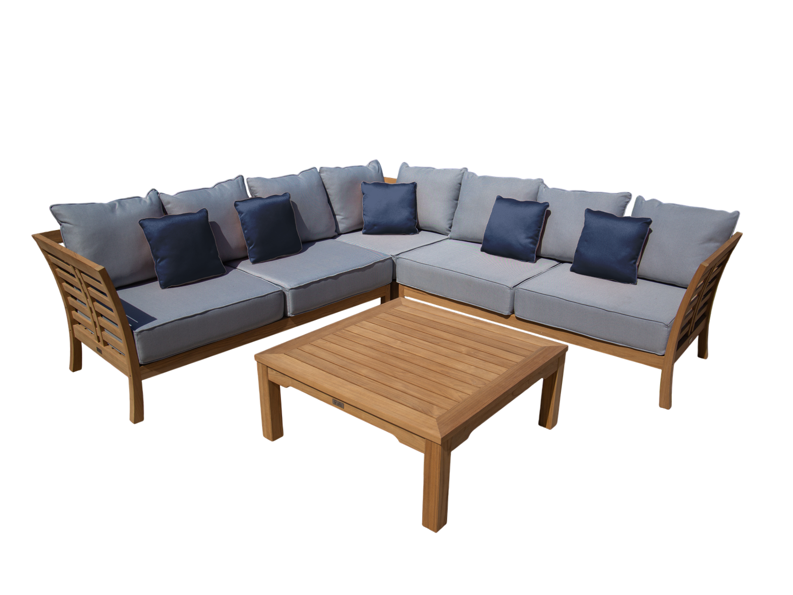 Paris Teak Corner Unit | FSC® Certified-Garden Furniture Centre-HighRange,img,Corner Lounge Units,Outdoor Furniture,Teak Garden Furniture,FSC®,Teak,Teak Sets,Teak Sofas,Showroom on Display-{collection_title}