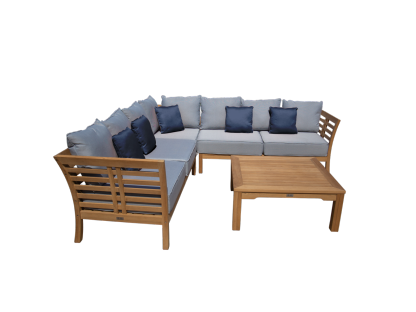 Paris Teak Corner Unit | FSC® Certified-Garden Furniture Centre-HighRange,img,Corner Lounge Units,Outdoor Furniture,Teak Garden Furniture,FSC®,Teak,Teak Sets,Teak Sofas,Showroom on Display-{collection_title}