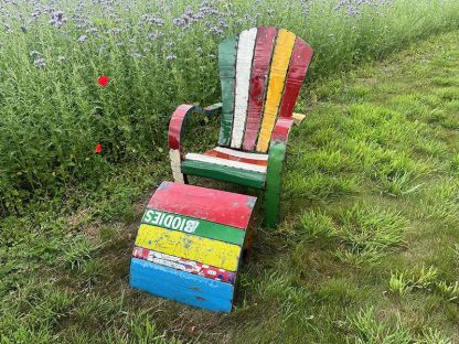 Coloured Throne Lounger