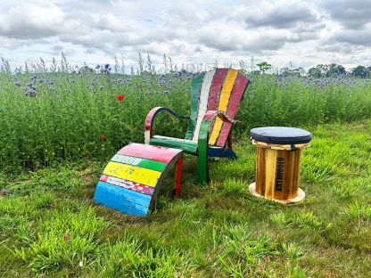 Coloured Throne Lounger
