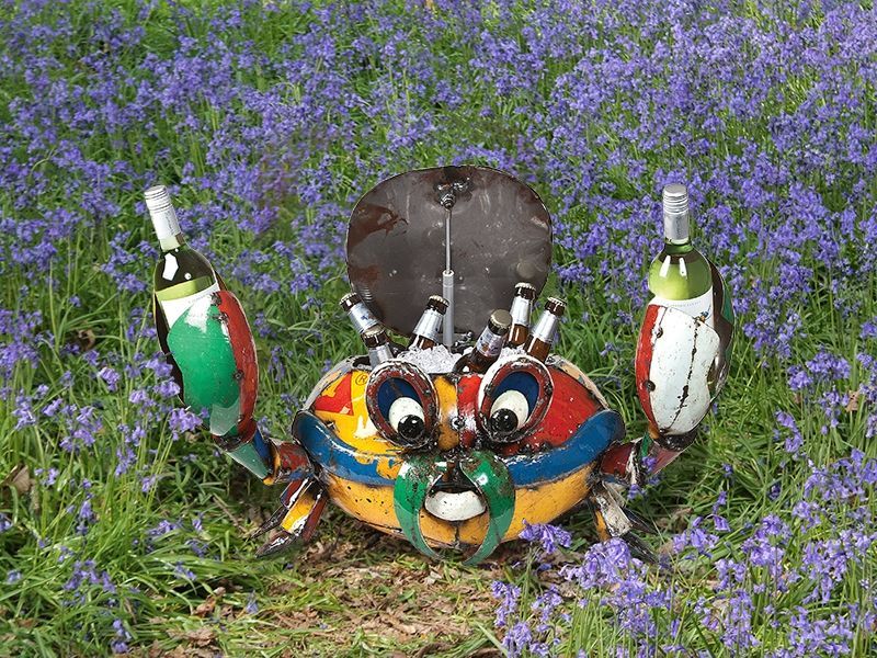 Conrad The Crab -Garden Furniture Centre-48Hour Dispatch,LowRange,Ornaments Accessories,Ornaments,Accessories,Ranges,Animal Garden Ornaments,Think Outside Range,Metal Garden Ornaments,Novelty Drinks Coolers,Think Outside Range Ranges-{collection_title}