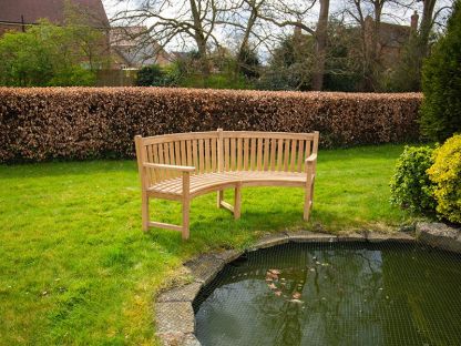 Contour Curved Bench | With Arms