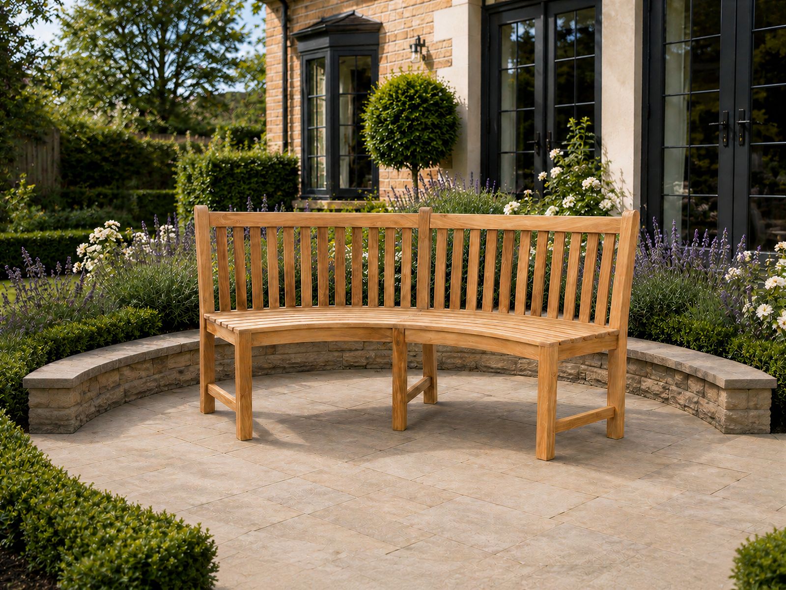 Contour Curved Bench