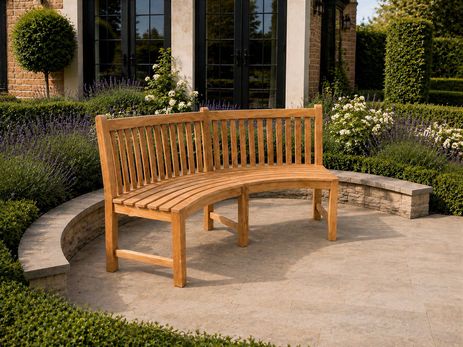 Contour Curved Bench
