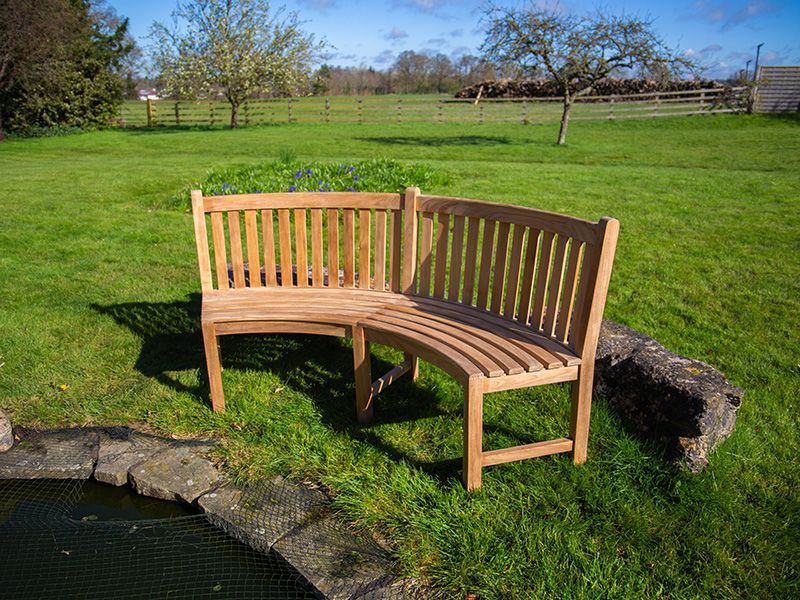 Contour Curved Bench-Garden Furniture Centre-MidRange,Benches,Teak Benches Benches,Curved Benches,Teak,Teak Benches-{collection_title}