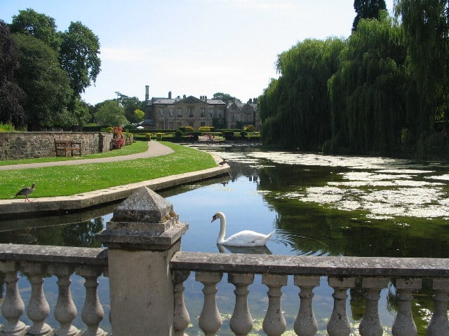 Lakes Surrounding the beautiful Manor house. 