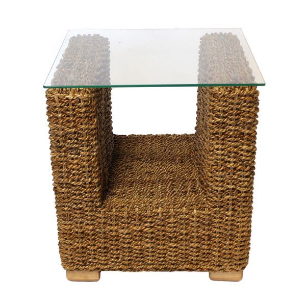 MGM Cork Side Table-Garden Furniture Centre-LowRange,Side Table,Indoor Dining,Conservatory Sale,Rattan,Conservatory,Tables,Rattan Tables-{collection_title}