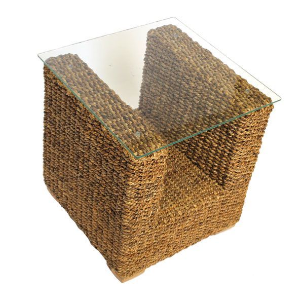 MGM Cork Side Table-Garden Furniture Centre-LowRange,Side Table,Indoor Dining,Conservatory Sale,Rattan,Conservatory,Tables,Rattan Tables-{collection_title}