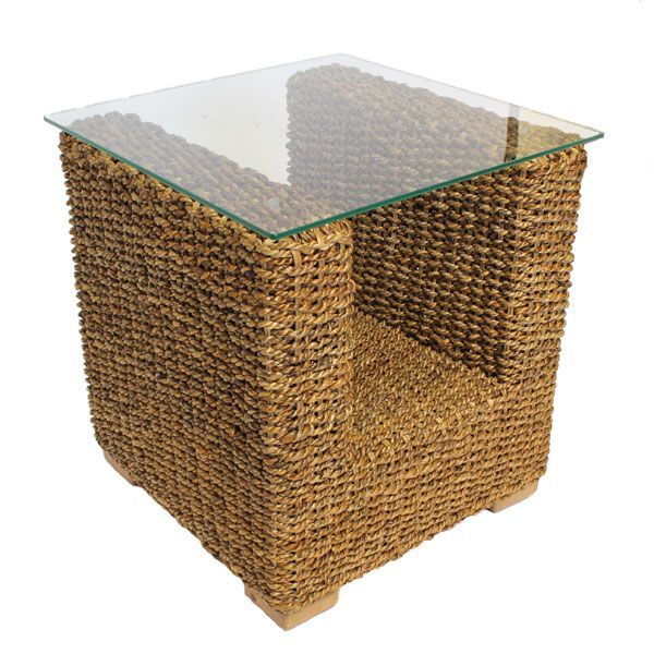 MGM Cork Side Table-Garden Furniture Centre-LowRange,Side Table,Indoor Dining,Conservatory Sale,Rattan,Conservatory,Tables,Rattan Tables-{collection_title}