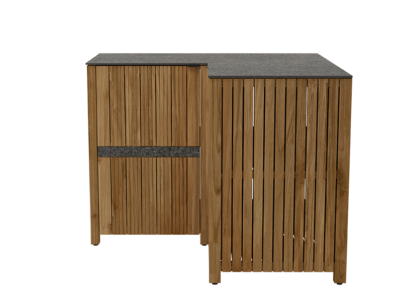 Amalfi Corner Unit-Garden Furniture Centre-HighRange,Reclaimed Furniture,Amalfi,Modular Furniture,Teak,Outdoor Furniture,Teak Garden Furniture,Ranges,Outdoor Kitchens,The Bari Outdoor Kitchen Range-{collection_title}