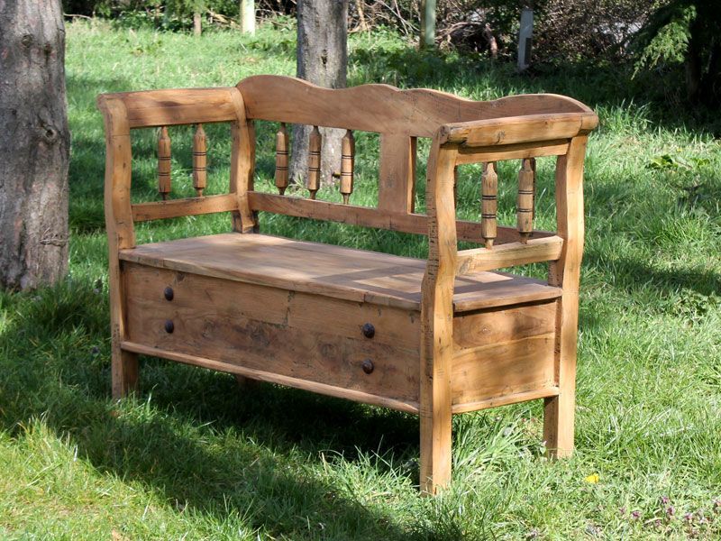 Country Teak Bench 1.48M-Garden Furniture Centre-MidRange,Benches,Outdoor Furniture,Reclaimed Furniture,Outdoor Storage,Teak Benches Benches,Teak,Teak Benches-{collection_title}