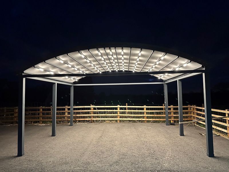 Luna Crescent Retractable Awning 4.75 x 4m | Luna Range | RHS Tatton Park-Garden Furniture Centre-Free Install,HighRange,Showroom exdis,Free Standing,Luna Retractable Awnings,Gazebos OLD DNU!,The Luna Range - New!,Gazebos,Metal Gazebos,Luna Retractable Awnings Gazebos,Luna Awning Range,Outdoor Sale-{collection_title}