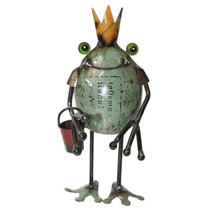 Frog King with Bucket 