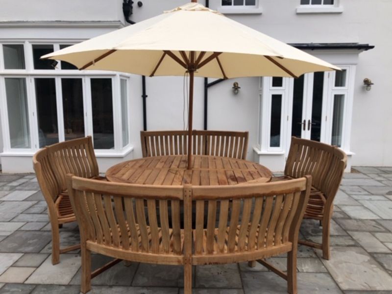 Bamboo 3.5m Parasol 