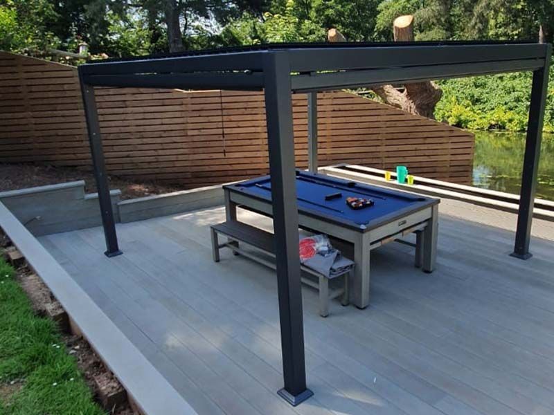 Galaxy Gazebo | 3 X 3M-Garden Furniture Centre-HighRange,Free Standing,Gazebos,The Galaxy Gazebo Range,Metal Gazebos,Galaxy Louvered Roof Gazebo Range,Galaxy Gazebo Range Ranges,Ranges,Spring & Summer Sale,Autumn & Winter Sale,Galaxy Range Gazebos,Sale-{collection_title}