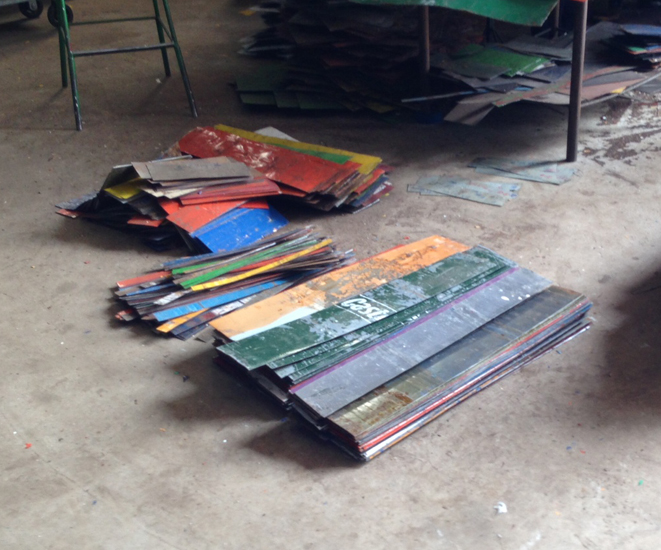 They are then cut to various sizes in line with the design being made