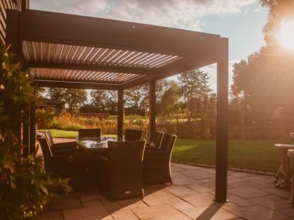 Eclipse 6 X 3m LED Motorised Pergola | Free Standing