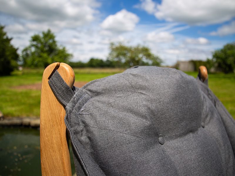 Kangaroo Teak Lounge Chair | FSC® Certified-Garden Furniture Centre-MidInstock,instock,MidRange,Balcony & Duo Sets,Swing Seats & Lounge Chairs,Outdoor Lounging,Outdoor Furniture,Loungers & Daybeds,Kangaroo & Koala Chair Range,48Hour Dispatch-{collection_title}