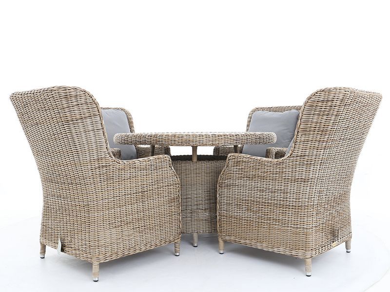 Dining Armchair Round 4-Seater Set-Garden Furniture Centre-HighRange,Rattan,Tables,Dining Set,Outdoor Furniture,Rattan Furniture,Outdoor Dining-{collection_title}