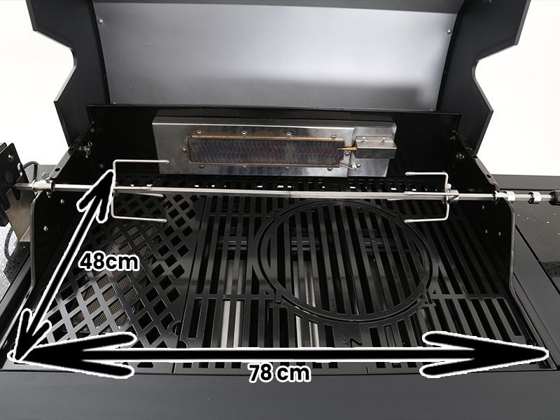 Island Four Burner Kitchen BBQ 