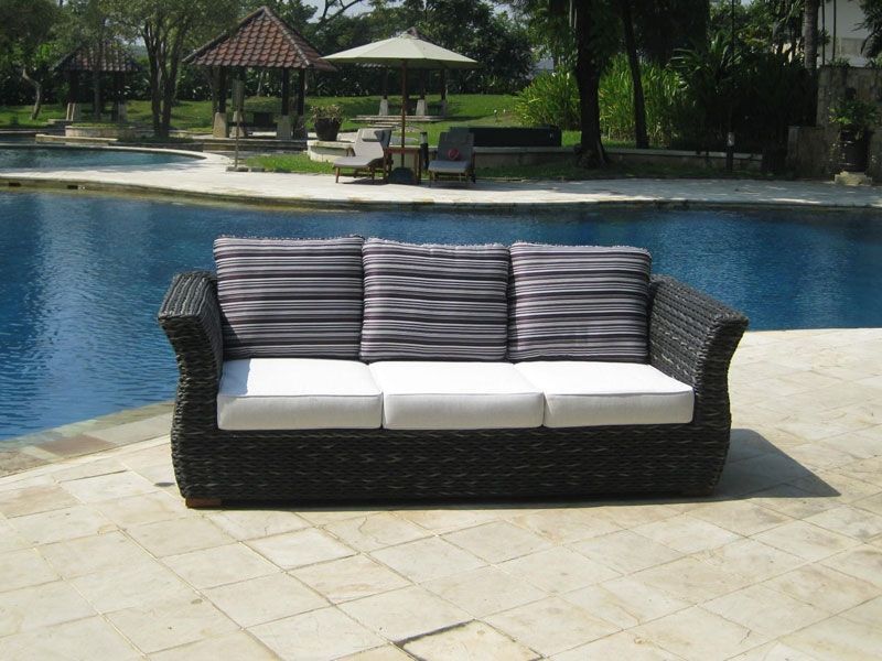 Midnight Montana Large Sofa Suite-Garden Furniture Centre-HighRange,Outdoor Lounging,Rattan,Outdoor Furniture,Rattan Furniture,Montana Range,Lounge Suites & Sets-{collection_title}