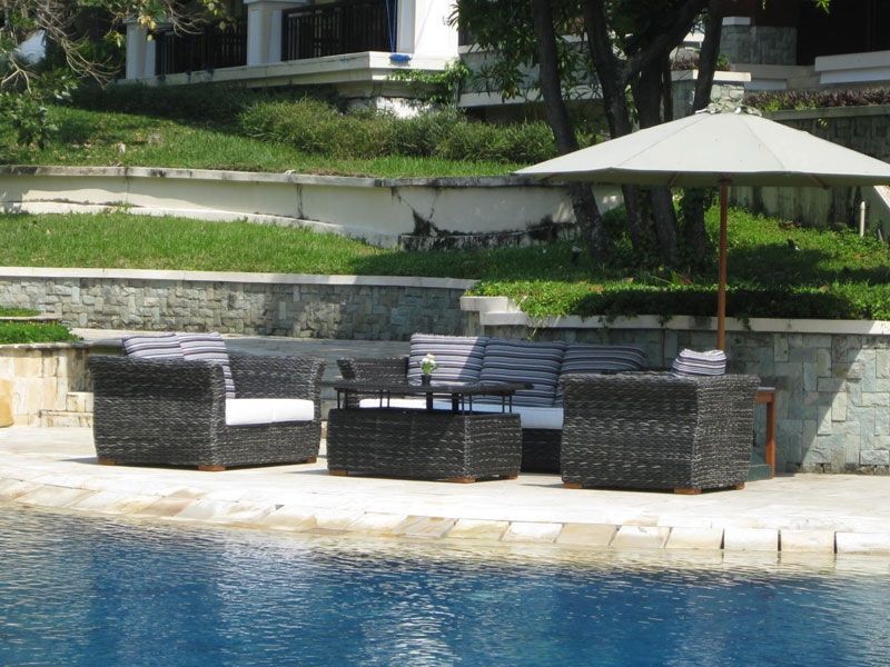 Midnight Montana Large Sofa Suite-Garden Furniture Centre-HighRange,Outdoor Lounging,Rattan,Outdoor Furniture,Rattan Furniture,Montana Range,Lounge Suites & Sets-{collection_title}