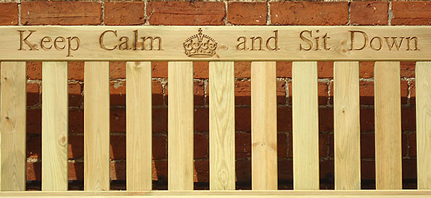 Engraved Bench