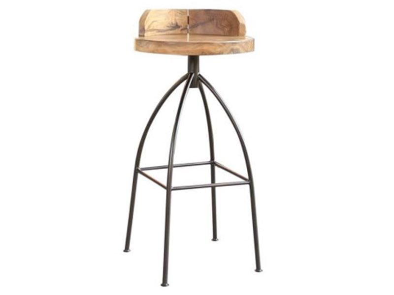 Davos Bar Stool -Garden Furniture Centre-Root,LowRange,Reclaimed Furniture,Bars & Bar Sets,Outdoor Dining,Teak,Teak Chairs-{collection_title}