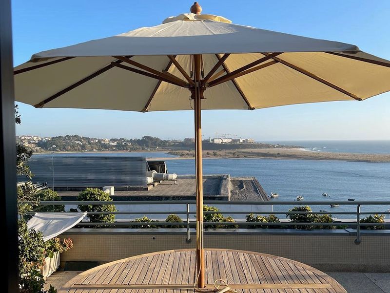 Diamond Teak Parasol 3m Diameter-Garden Furniture Centre-48Hour Dispatch,MidInstock,instock,MidRange,Commercial Parasols,Round,Parasols,Stand Alone Parasols Parasols,Stand Alone Parasols-{collection_title}