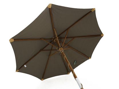 Diamond Teak Parasol 3.5m Diameter