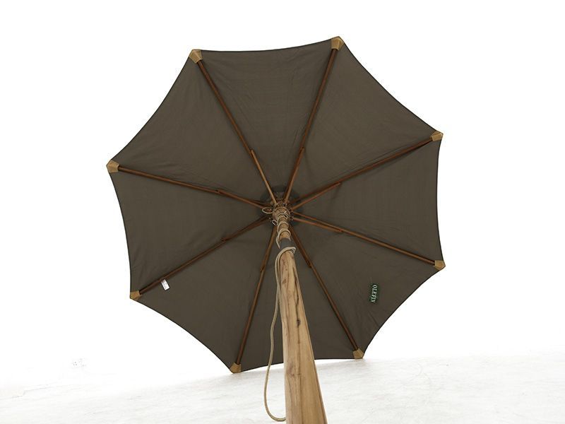 Diamond Teak Parasol 3.5m Diameter-Garden Furniture Centre-48Hour Dispatch,MidInstock,instock,MidRange,Commercial Parasols,Round,Parasols,Stand Alone Parasols Parasols,Stand Alone Parasols-{collection_title}